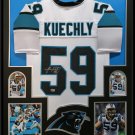 Luke Kuechly Autographed Signed Framed Carolina Panthers Jersey BECKETT