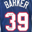 Len Barker Signed Autographed Cleveland Indians Jersey JSA COA