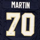 Zach Martin Autographed Signed Notre Dame Jersey BECKETT
