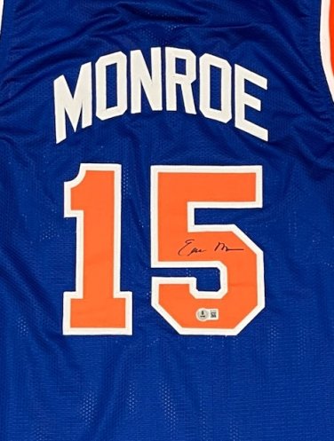 Earl Monroe Autographed Signed New York Knicks Jersey BECKETT