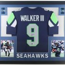 Kenneth Walker III Autographed Signed Framed Seattle Seahawks Jersey BECKETT