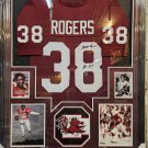 George Rogers Autographed Signed Framed South Carolina Gamecocks Jersey JSA