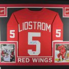 Nicklas Lidstrom Autographed Signed Detroit Red Wings Framed Jersey BECKETT