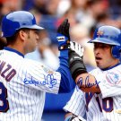 Edgardo Alfonzo & Rey Ordonez Autographed Signed Mets 8x10 Photo JSA