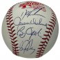 Gooden Darling Ojeda Fernandez Autographed Signed 86 WS Baseball JSA