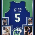 Jason Kidd Autographed Signed Framed Dallas Mavericks Jersey BECKETT