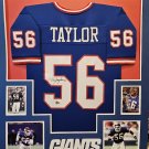 Lawrence Taylor Autographed Signed Framed New York Giants Jersey BECKETT