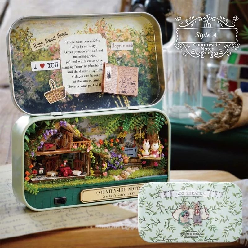 Countryside Box Theater DIY Miniature LED Light