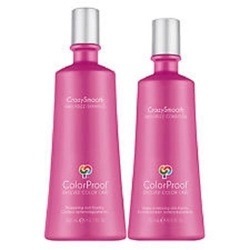 ColorProof Crazy Smooth Anti Frizz Shampoo 10.1 oz and Conditioner 8.5 oz