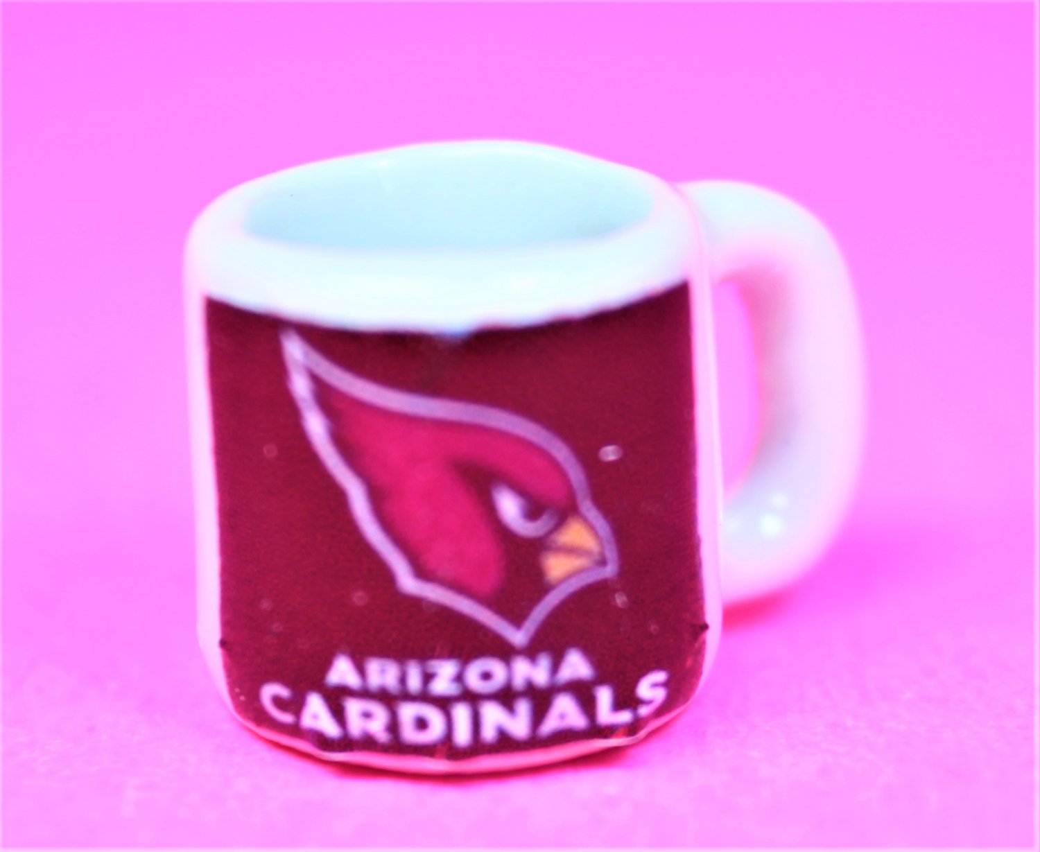 Dollhouse miniature size 1/12" scale replica sports Cardinals coffee mug