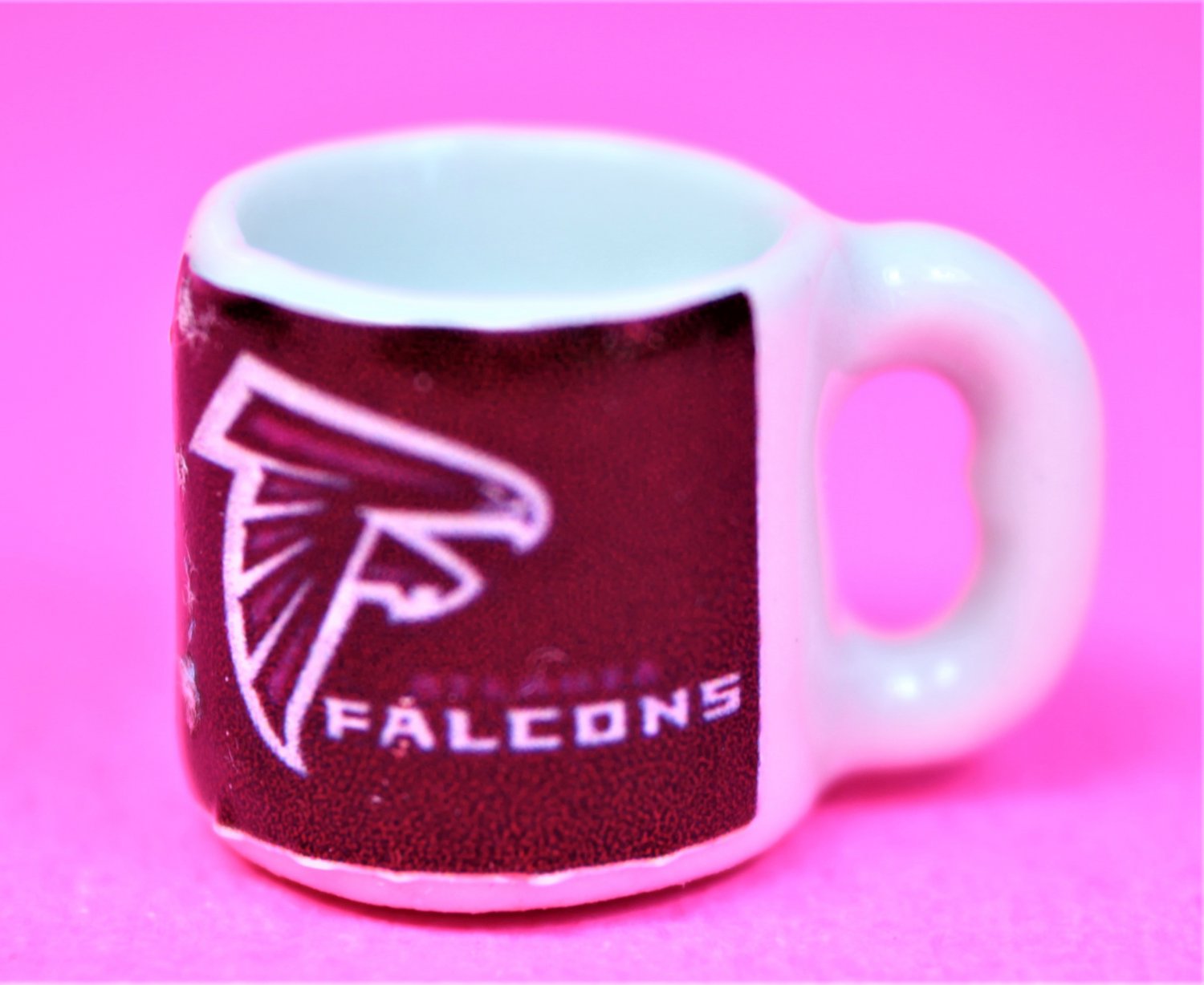 Dollhouse miniature size 1/12" scale replica Falcons sports coffee mug