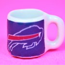 Dollhouse miniature size 1/12" scale replica Bills sports coffee mug