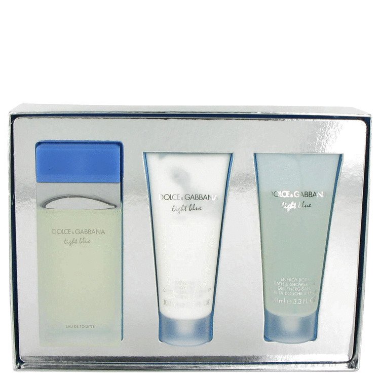 light blue perfume gift