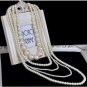 WOMEN'S LONG MULTI LAYERED PEARL CHAIN