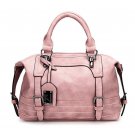 EUROPEAN BEAUTY OIL WAX LEATHER SHOULDER HANDBAG
