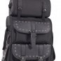 Medium Size Motorcycle Sissy Bar Bag With Studs SB11 Med Stud