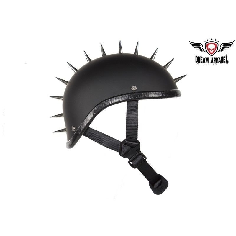 Flat Black Gladiator Novelty Motorcycle Helmet