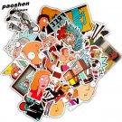 35Pcs/bag American Drama Rick and Morty Waterproof Sticker