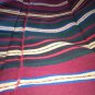 Rug Handwoven Antique 100%Wool red stripes