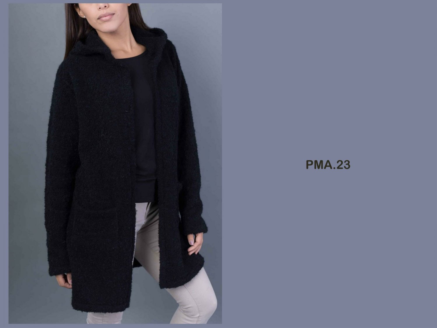 Alpaca Jacket With Hood (PMA.23)