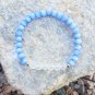 Cat Eye Blue Gemstine Stretchy Bracelet, On Sale, Best, Gift Giving, Something Blue,Wedding