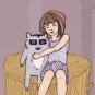 Melissa Tree illustration print - violet