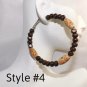 Large Wooden Hoop Earrings