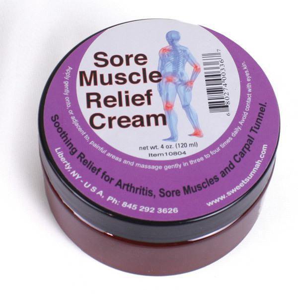 Sore Muscle & Arthritis Relief Cream -4 oz.