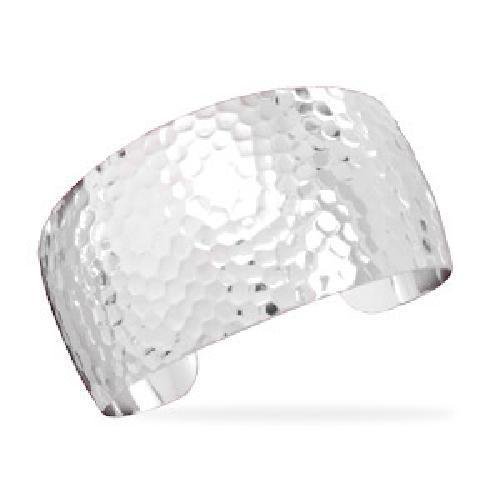 Hammered Silver Bracelet