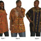 Plus Size Kente Embroidered Dashikis-Style# 1