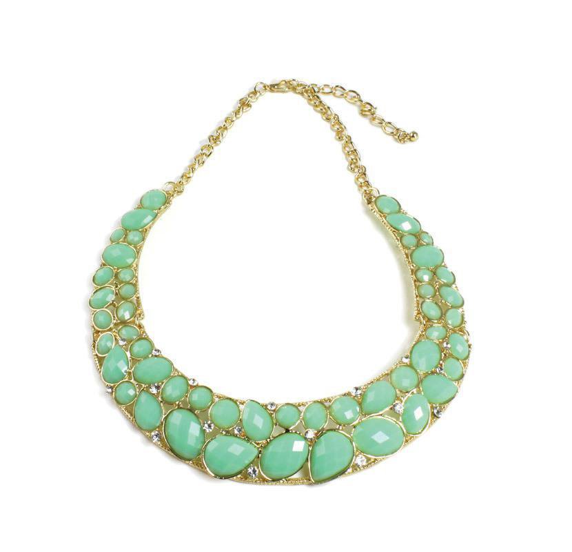 Goddess Stone Necklace (Mint Green Only)