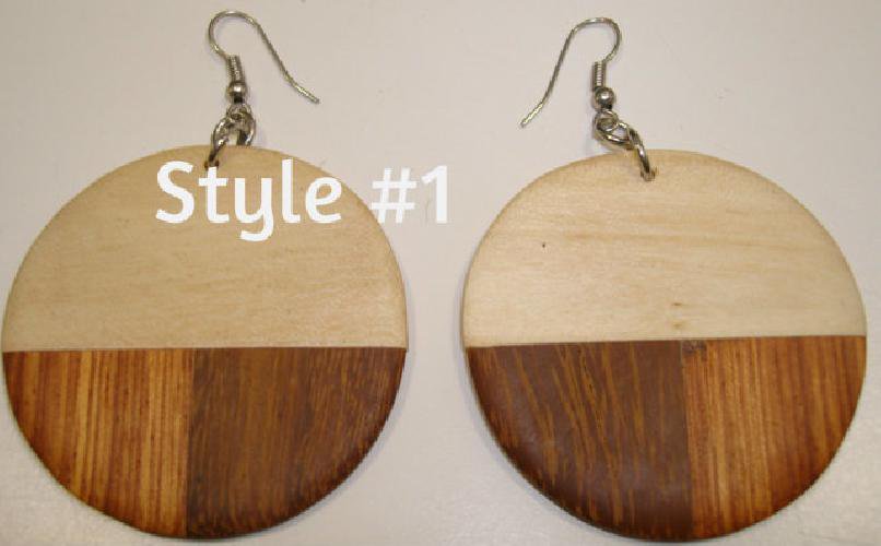 Multicolor Wooden Earrings