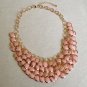 Multilayered Bib Tassell Pendant Necklace