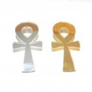 Ankh Mirror Earrings