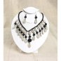 Double Strand Cowrie & Bead w/Earrings