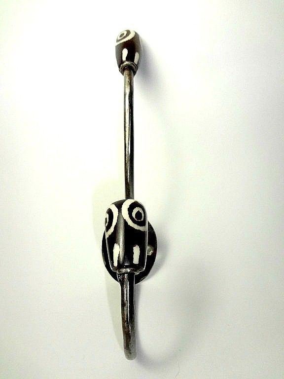 Batik Print Metal Door Hook
