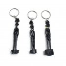 Ebony Massai Figure Key Holder-Style #2