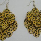 Leopard Pendant Dangle Earrings