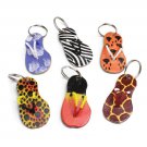 African Sandal Keychain