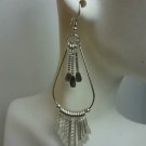 Big Tail Feather Hoop Earrings
