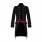 GOTHIC BLACK PENTAGRAMME BESSARION MENS JACKET