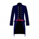 Gothic Mens Pentagramme Bessarion Blue Jacket
