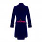 Gothic Mens Pentagramme Bessarion Blue Jacket