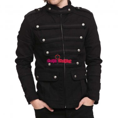 Gothic Steampunk Military Band Jacket