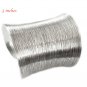 Sterling Silver Extra Wide Statement Cuff, Bohemian Ethnic Gypsy Large Bangle