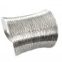 Sterling Silver Extra Wide Statement Cuff, Bohemian Ethnic Gypsy Large Bangle