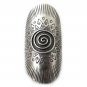 Sterling Silver Long Spiral Mandala Statement Long Ring Ethnic Tribal Gypsy Boho