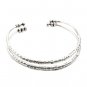 925 Sterling Silver adjustable Cuff bangle Ethnic Bracelet with beads handmade