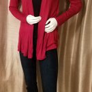 Women's Red/Burgundy High Low Hem Cardigan NWT Zenana Sweater