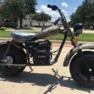 Offroad Old School Army Mini Bike Trail 200cc 6.5 HP With Monster Oversized Tires